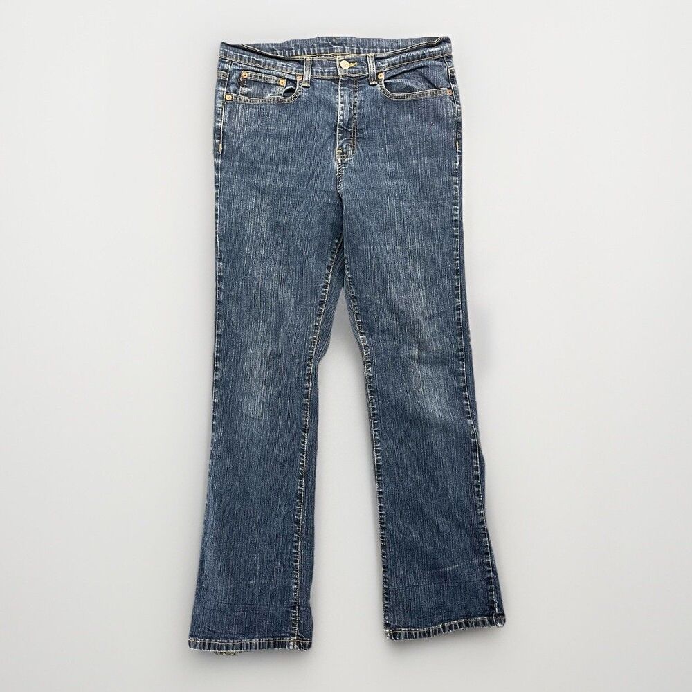 Polo Ralph Lauren Women's Size 10 x 32 Mid Rise Stretch Saturday Bootcut ‎ Jeans